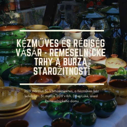 Remeselnícke trhy a burza starožitností